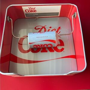 Coca Cola Diet Coke Red and White Napkin Holder